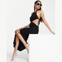 4th & Reckless Womens Black Knit Dresses