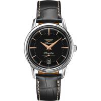 C W Sellors Mens Rose Gold Watch With Leather Strap
