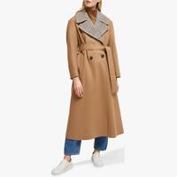 John Lewis Women's Camel Double-Breasted Coats