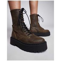 ASOS Women's Brown Biker Boots