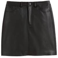 La Redoute Women's Black Leather Skirts