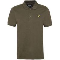 Lyle and Scott Men's Green Polo Shirts