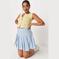 Missguided Women's Blue Pleated Skirts
