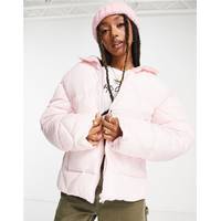 ASOS DESIGN Women's Pink Puffer Jackets