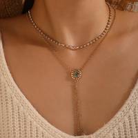 SHEIN Women's Tassel Necklaces