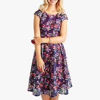 Yumi Floral Dress With Sleeves for Women