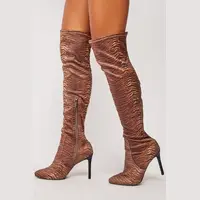 Everything5Pounds Women's Knee High Heel Boots