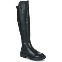 Guess Women's Black Leather Knee High Boots