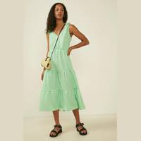 Oasis Fashion Women's Green Midi Dresses
