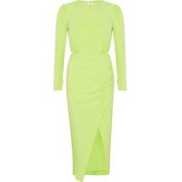 SELF PORTRAIT Women's Green Midi Dresses