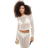 ASOS Miss Selfridge Women's Cream Jumpers