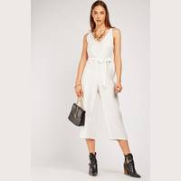 Everything5Pounds Women's White Jumpsuits