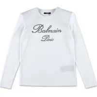 FARFETCH Balmain Girl's Embellished T-shirts