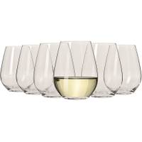 Mikasa White Wine Glasses