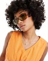 Le Specs Women's Rectangle Sunglasses