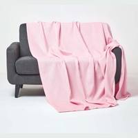 HOMESCAPES Pink Throws