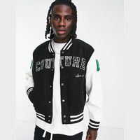 The Couture Club Men's Black Bomber Jackets