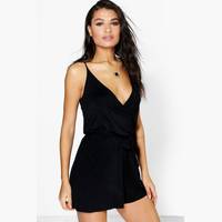 Boohoo Wrap Playsuits for Women