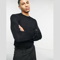 French Connection Men's Black Crew Neck Jumpers