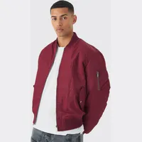 boohoo Men's Red Bomber Jackets