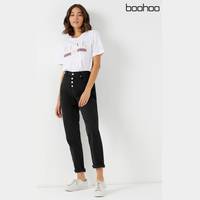 Boohoo Straight Jeans for Women