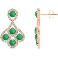 Angara Women's Emerald Earrings
