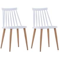 TOPDEAL White Dining Chairs