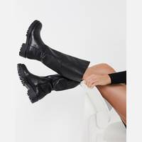 Vagabond Women's Black Leather Knee High Boots