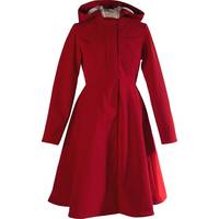 Wolf & Badger Women's Red Trench Coats