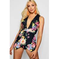 Boohoo Floral Playsuits for Women