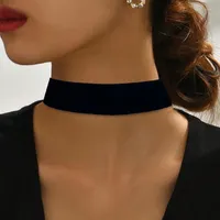 SHEIN Women's Velvet Chokers