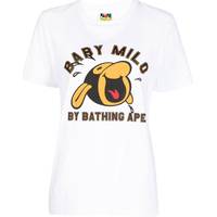 A Bathing Ape Women's White T-shirts