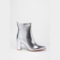 Debenhams Womens Silver Ankle Boots