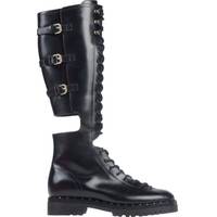 Valentino Garavani Women's Black Leather Knee High Boots