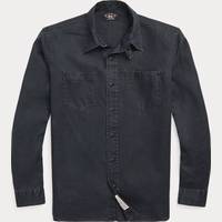 Ralph Lauren Men's Black Linen Shirts