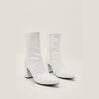 NASTY GAL Heeled Sock Boots For Women