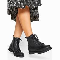 Yours Women's Black Lace Up Ankle Boots