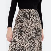 New Look Women's Leopard Midi Skirts