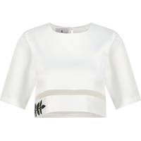 Wolf & Badger Women's Embroidered Crop Top