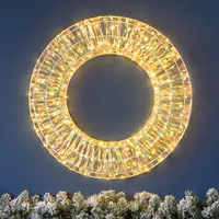 CHRISTOW LED Christmas Wreaths