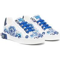 Dolce and Gabbana Girl's Print Trainers