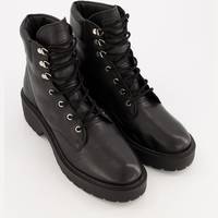 TK Maxx Women's Black Lace Up Ankle Boots