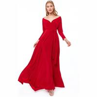 Goddiva Women's Red Maxi Dresses