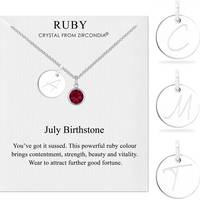 Philip Jones Jewellery Women's Ruby Necklaces