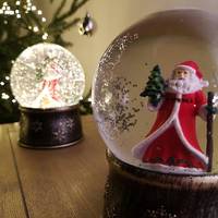 B&Q Christmas Snow Globes