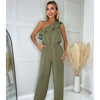 Ax Paris Women's One Shoulder Jumpsuits