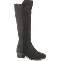 Pavers Shoes Women's Black Knee High Boots
