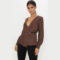 Pretty Little Thing Oversized Blouses for Women