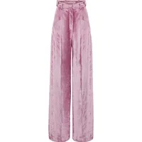 FARFETCH Women's Velvet Wide Leg Trousers