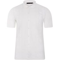 Wolf & Badger Men's White Linen Shirts